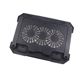 S900 Dual USB Ports Adjustable Height RGB Laptop Cooling Pad Stand, S900